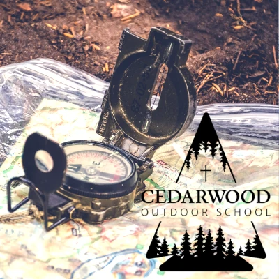 Cedar Wood Outdoor School survival skills activity at Shiloh Echo