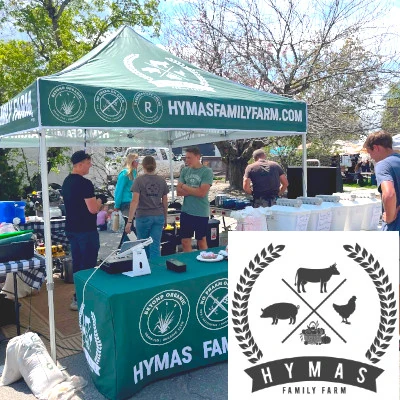 Hymas Family Farm food vendor at Shiloh Echo
